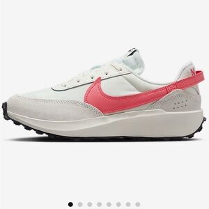 Nike Women's Sneakers - White and Pink